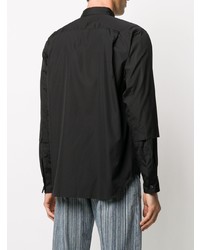 Chemise à manches longues noire Comme Des Garcons Homme Plus