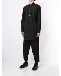 Chemise à manches longues noire Comme Des Garcons Homme Plus