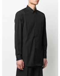 Chemise à manches longues noire Comme Des Garcons Homme Plus