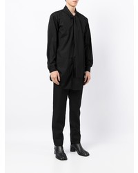 Chemise à manches longues noire Comme Des Garcons Homme Plus