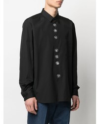 Chemise à manches longues noire Comme Des Garcons Homme Plus