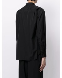 Chemise à manches longues noire Comme Des Garcons Homme Plus