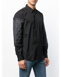 Chemise à manches longues noire Comme Des Garcons Homme Plus