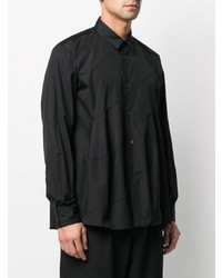 Chemise à manches longues noire Comme Des Garcons Homme Plus