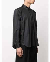 Chemise à manches longues noire Comme Des Garcons Homme Plus