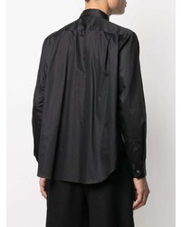 Chemise à manches longues noire Comme Des Garcons Homme Plus