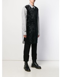 Chemise à manches longues noire Comme Des Garcons Homme Plus