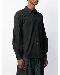 Chemise à manches longues noire Comme Des Garcons Homme Plus