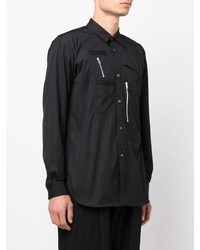 Chemise à manches longues noire Comme Des Garcons SHIRT