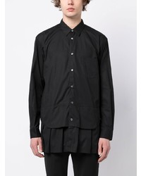 Chemise à manches longues noire Comme Des Garcons SHIRT