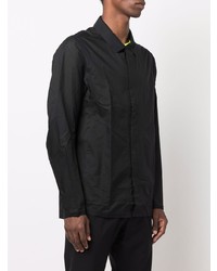 Chemise à manches longues noire Veilance