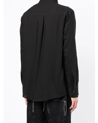 Chemise à manches longues noire Sulvam