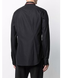 Chemise à manches longues noire Paul Smith