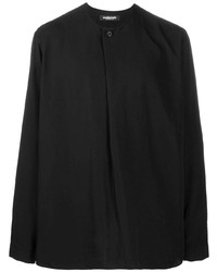 Chemise à manches longues noire Costumein