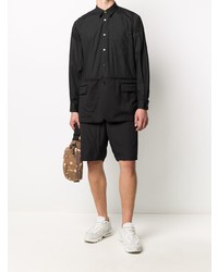 Chemise à manches longues noire Black Comme Des Garçons