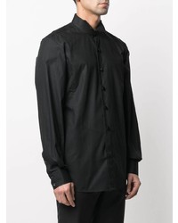 Chemise à manches longues noire Balmain