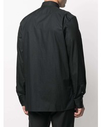 Chemise à manches longues noire Balmain