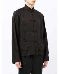 Chemise à manches longues noire Black Comme Des Garçons