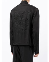 Chemise à manches longues noire Black Comme Des Garçons