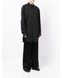 Chemise à manches longues noire Ann Demeulemeester