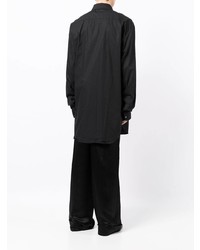 Chemise à manches longues noire Ann Demeulemeester