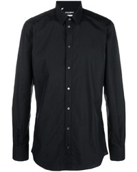 Chemise à manches longues noire Dolce & Gabbana