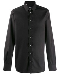 Chemise à manches longues noire Dolce & Gabbana