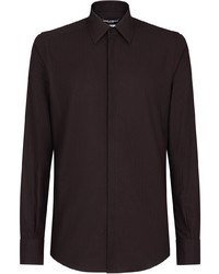 Chemise à manches longues noire Dolce & Gabbana