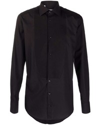 Chemise à manches longues noire Dolce & Gabbana