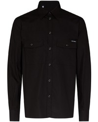 Chemise à manches longues noire Dolce & Gabbana