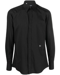 Chemise à manches longues noire Dolce & Gabbana