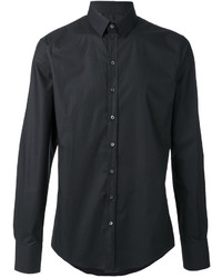 Chemise à manches longues noire Dolce & Gabbana