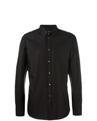 Chemise à manches longues noire Dolce & Gabbana