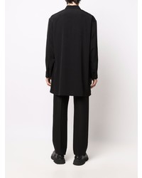 Chemise à manches longues noire Yohji Yamamoto