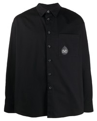 Chemise à manches longues noire DUOltd