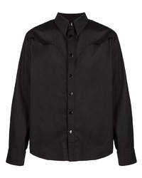 Chemise à manches longues noire DUOltd