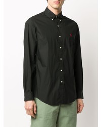 Chemise à manches longues noire Polo Ralph Lauren