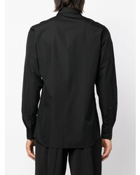 Chemise à manches longues noire Moschino