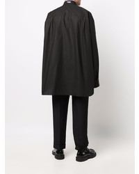 Chemise à manches longues noire Raf Simons