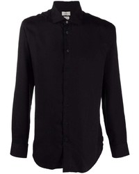 Chemise à manches longues noire Etro