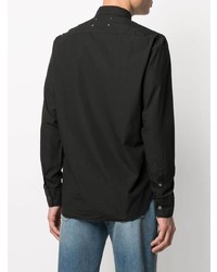 Chemise à manches longues noire Maison Margiela