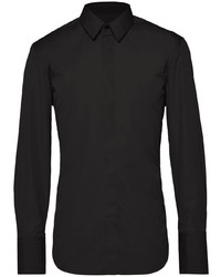 Chemise à manches longues noire Ferragamo