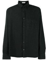 Chemise à manches longues noire Filippa K