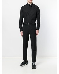 Chemise à manches longues noire Givenchy