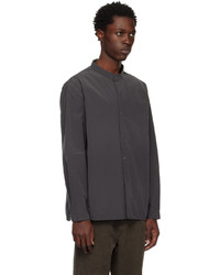 Chemise à manches longues noire Satta