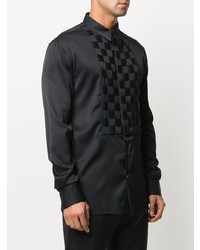 Chemise à manches longues noire Bottega Veneta