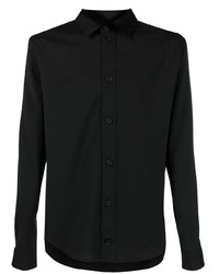 Chemise à manches longues noire Han Kjobenhavn