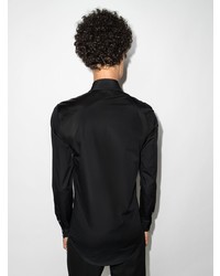 Chemise à manches longues noire Alexander McQueen