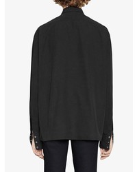 Chemise à manches longues noire Gucci