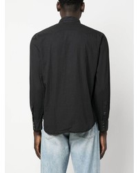 Chemise à manches longues noire Ralph Lauren RRL